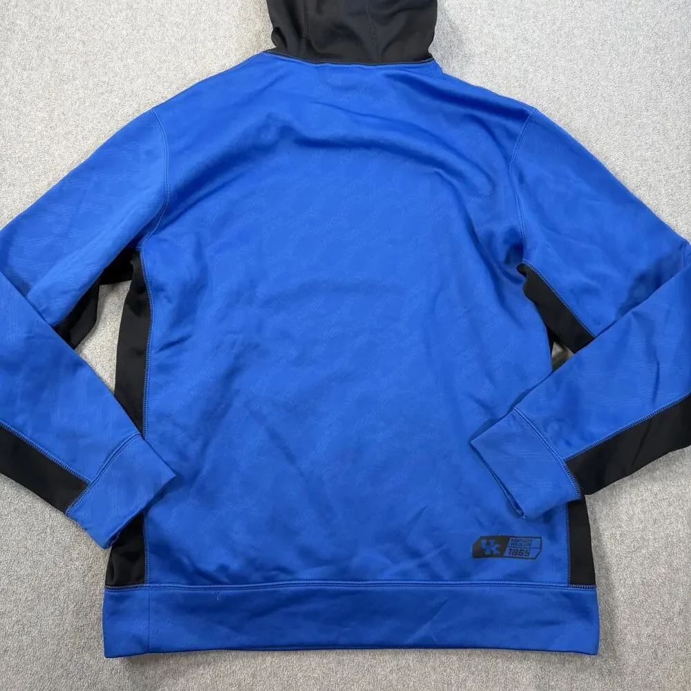 Kentucky Wildcats Nike Therma-FIT Hoodie Men's Large Blue Pullover Sweatshirt